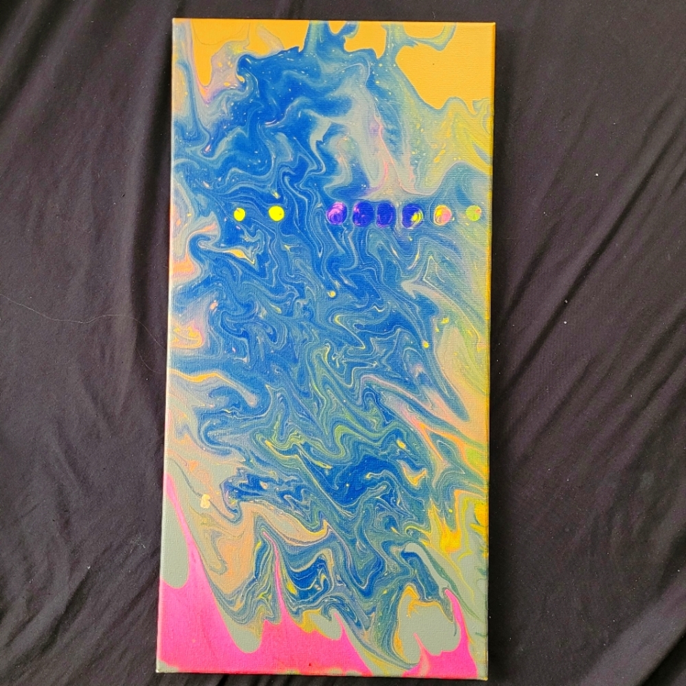Acrylic pour art